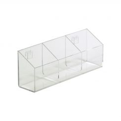 Acrylic Gridwall 3 Bin Display