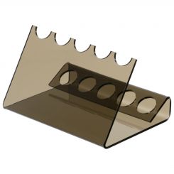 Smoke Acrylic 5 Slot Vape Display