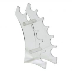 Acrylic Curved 5 Slot Vape Display