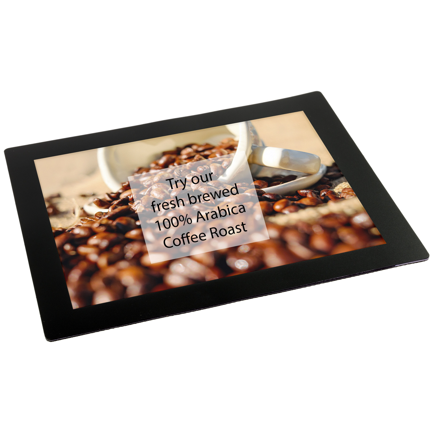 Black Counter Mat with Close Insert 8.5" x 11" shopPOPdisplays