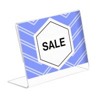 5 x 7 Bottom Loading Plastic Sign Holder