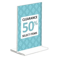 T-Style Table-Top Sign Holders (Pack of 10)