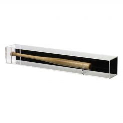 Wall Mountable Mini Bat Display Case with Black Back
