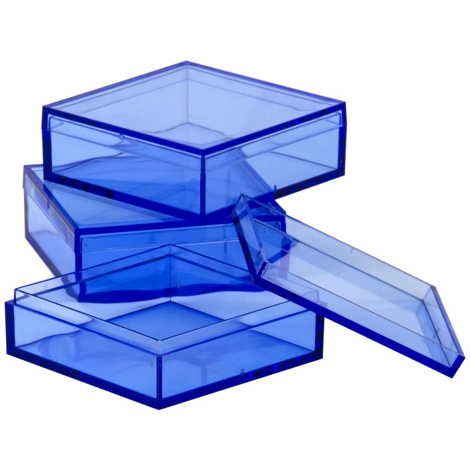 Light Blue Plastic Storage Box Mini Organizer Buy Acrylic Displays