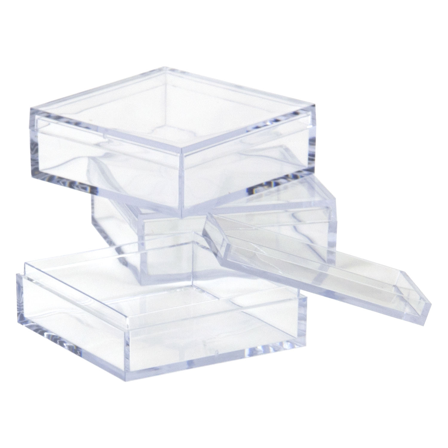 Clear Plastic Storage Box Mini Organizer