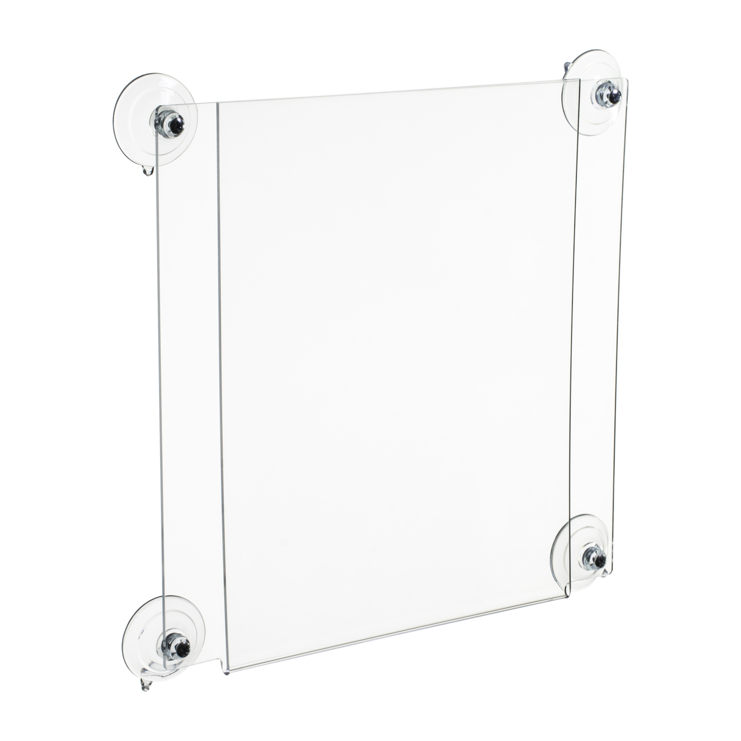 5.5 x 8.5 Clear Acrylic Sign Holder with Slant Back Design Portrait,  Vertical Picture Frame