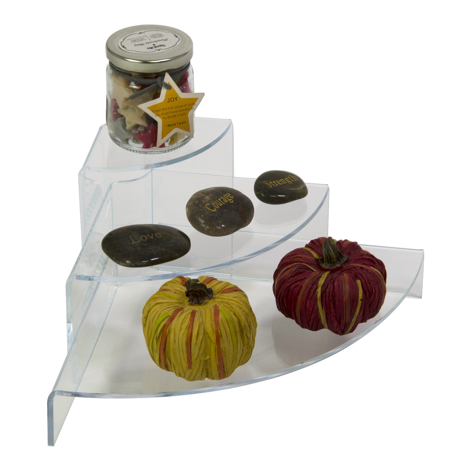 3 Nesting Acrylic Corner Risers Buy Acrylic Displays Shop Acrylic