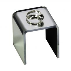 Mirrored Acrylic U Shaped Riser 2