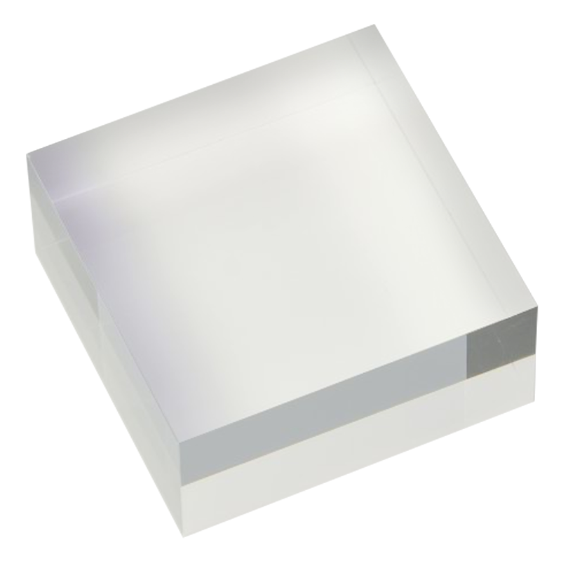 Solid Clear Acrylic Block 2" x 2" x 1" Thick Plastic Display