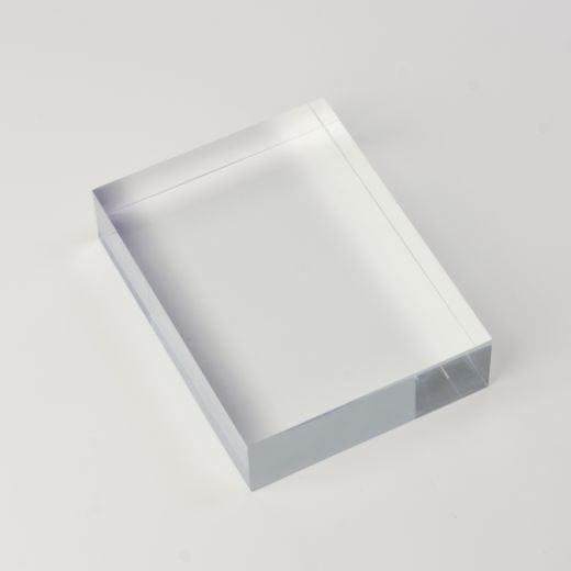 Solid Clear Acrylic Block - 3