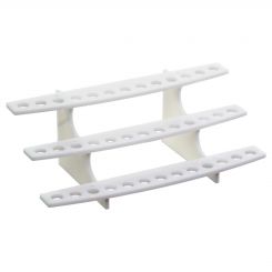 White 3 Tier Cosmetic Display Station
