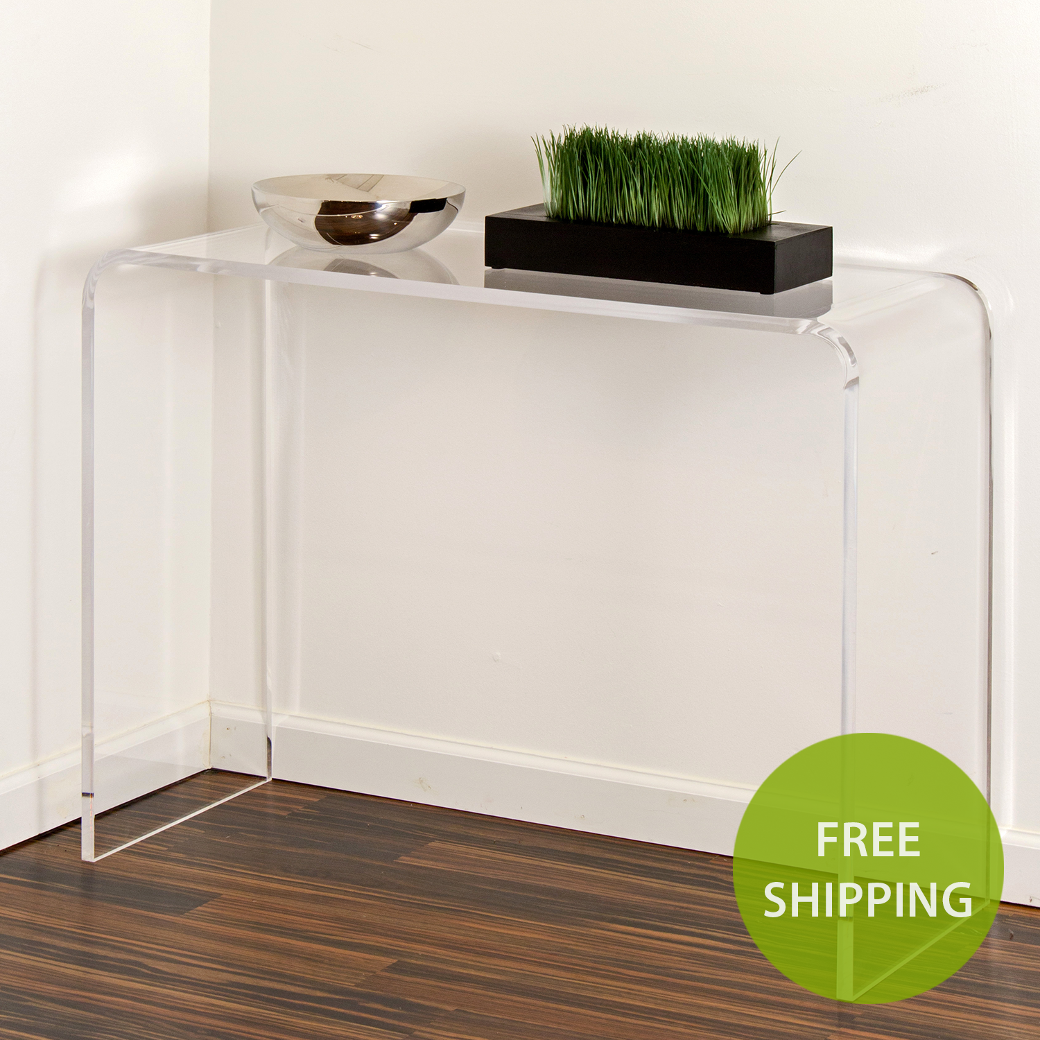 38" W Acrylic Console Table Buy Acrylic Displays Shop Acrylic POP