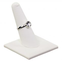 White 1 Finger Ring Display