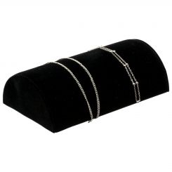 Black Half Round Bracelet Display