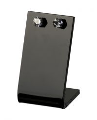 Tall Black Single Pair Earring Display