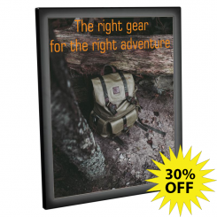 16 x 20  Snap Frame LED Light Box - Black