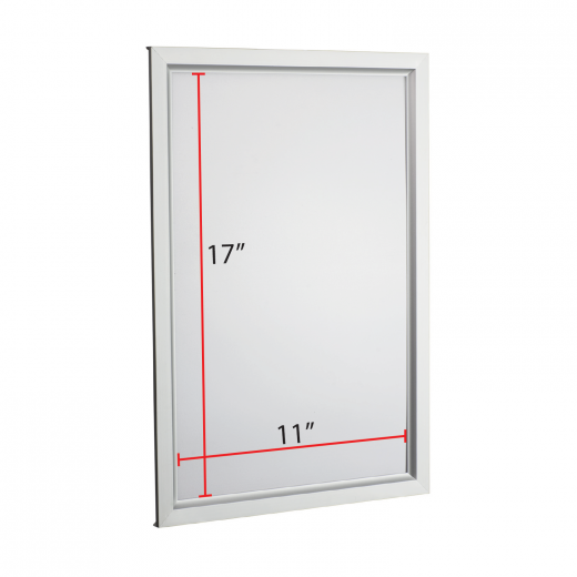 11 X 17 Slide In Poster Frame Silver Acrylic Displays Pop Online 11 X 17 Slide In Poster Frame Silver