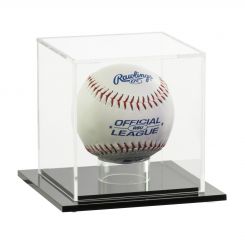 Square Cube Baseball Display Holder with Stand Clear Acrylic Baseball Storage Box Baseball Collection Box Memorabilia Ball Official Size Baseball Storage Case TOBWOLF 3PCS Baseball Display Case 