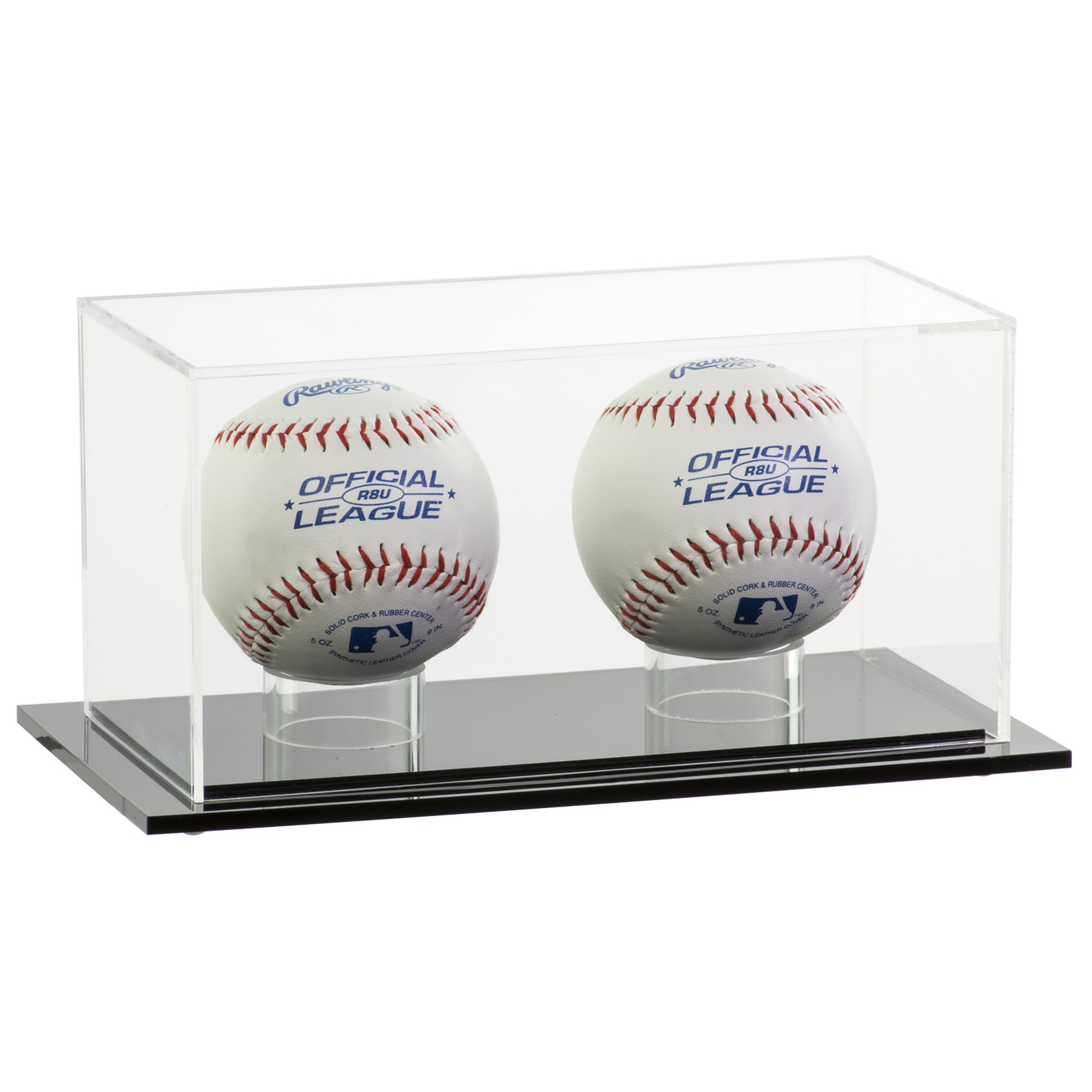 Better Display Cases Clear Acrylic Wall Mounts and Display Stands for Baseball Bats