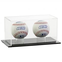 Acrylic Double Baseball Display Case
