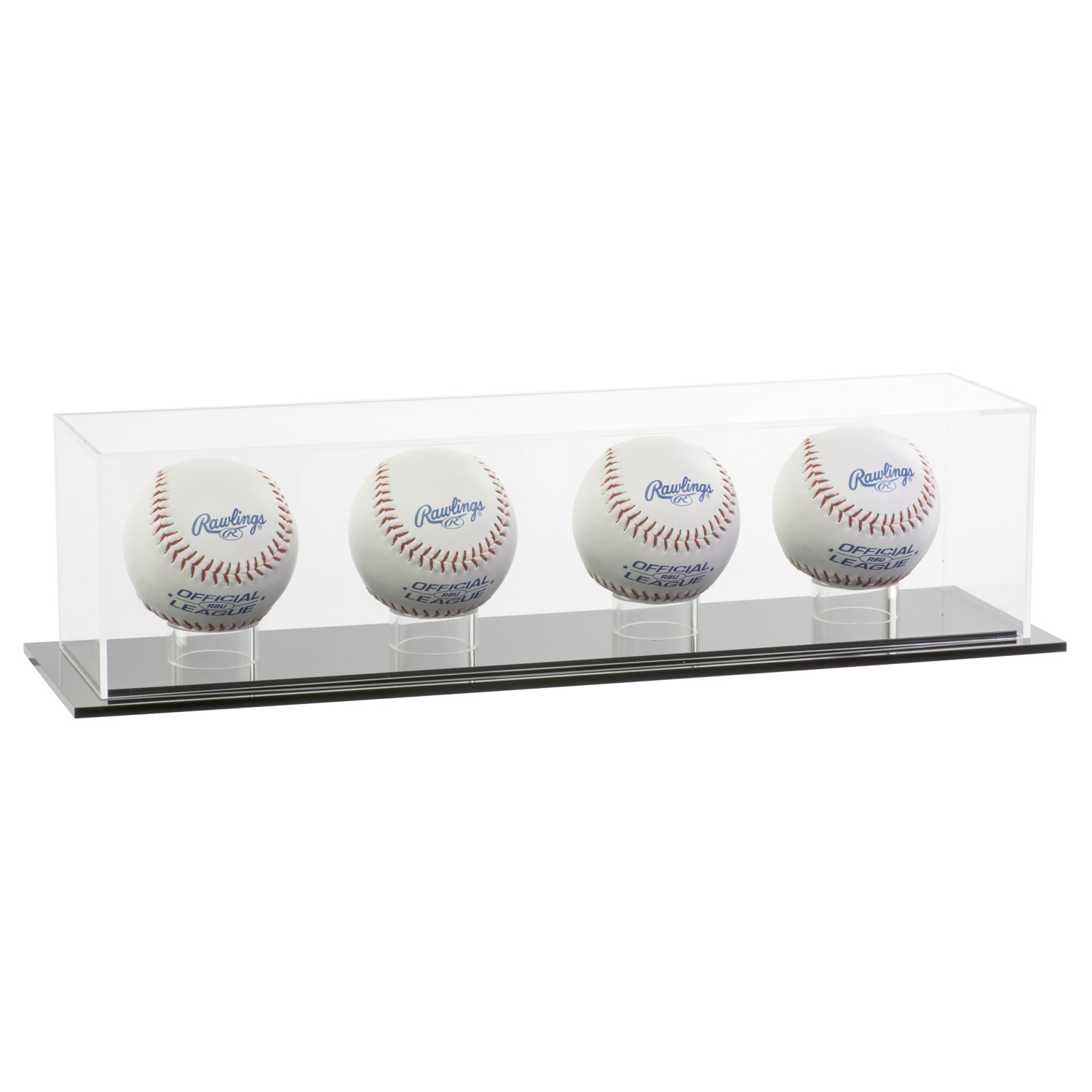 Better Display Cases Clear Acrylic Wall Mounts and Display Stands for Baseball Bats