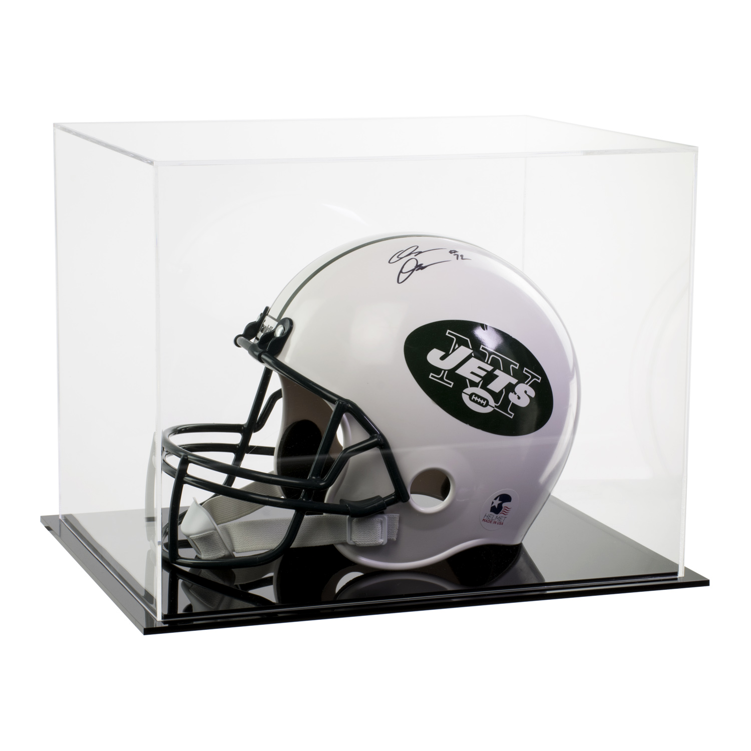 Better Display Cases Acrylic Full Size Football Helmet Display Case 