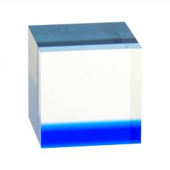Fluorescent Blue Accent Solid Block Riser 2.125" x 2" x 2"