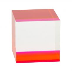 Fluorescent Pink Accent Solid Block Riser 2.125