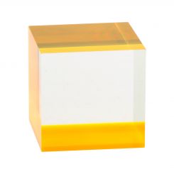 Fluorescent Yellow Accent Solid Block Riser 2.125