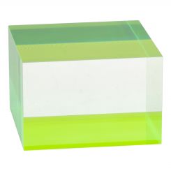 Solid Clear Acrylic Block - 6 x 6 x 1 Thick