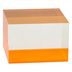 Fluorescent Orange Accent Solid Block Riser 2.125" x 3" x 3"