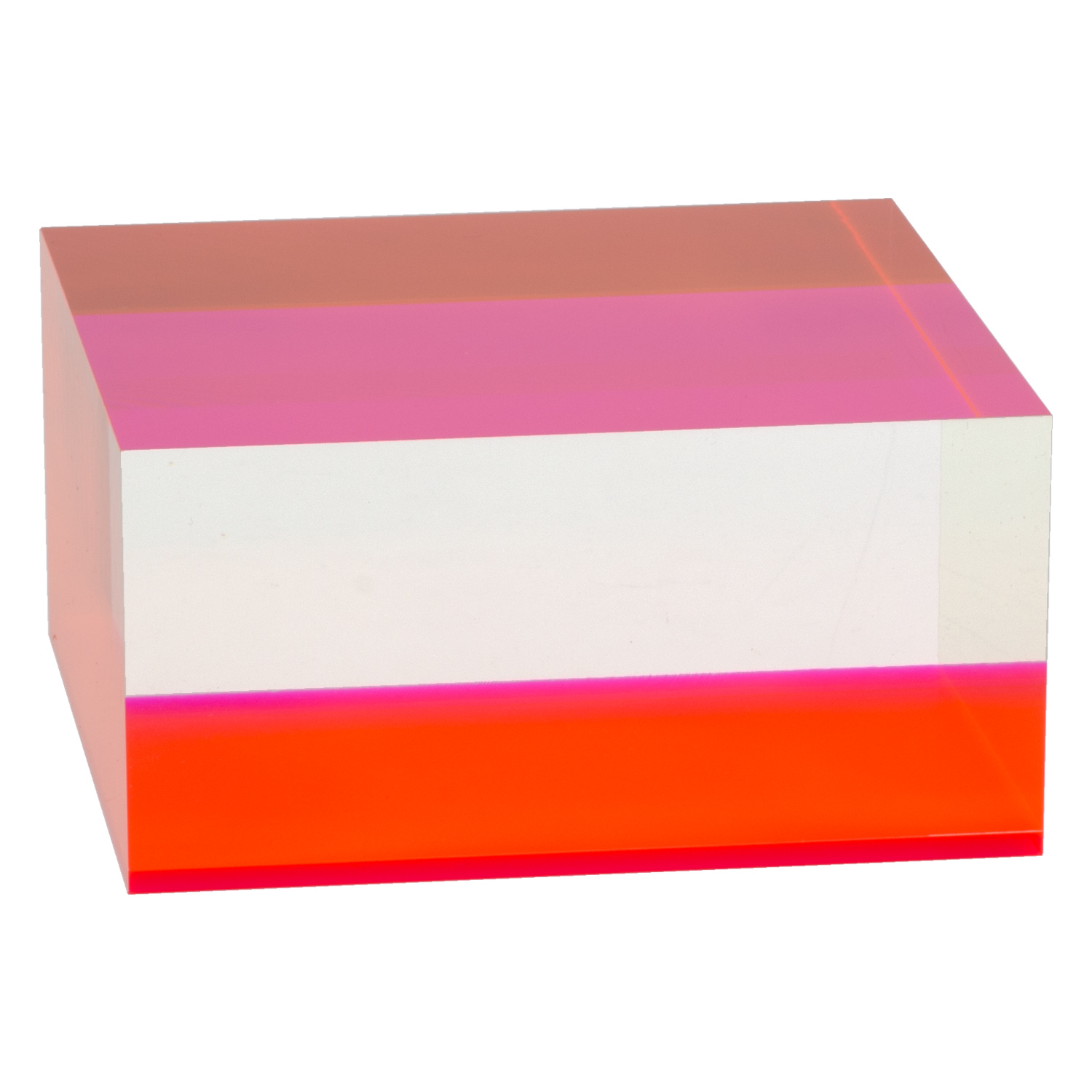 Fluorescent Pink Accent Solid Block Riser 2.125