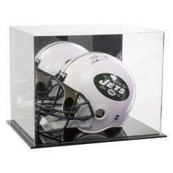 Acrylic Football Helmet Display Case with Mirror Back