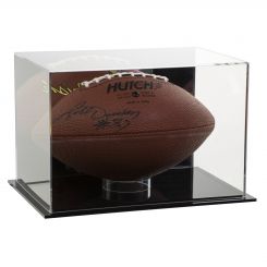 Acrylic Football Display Case with Mirror Back