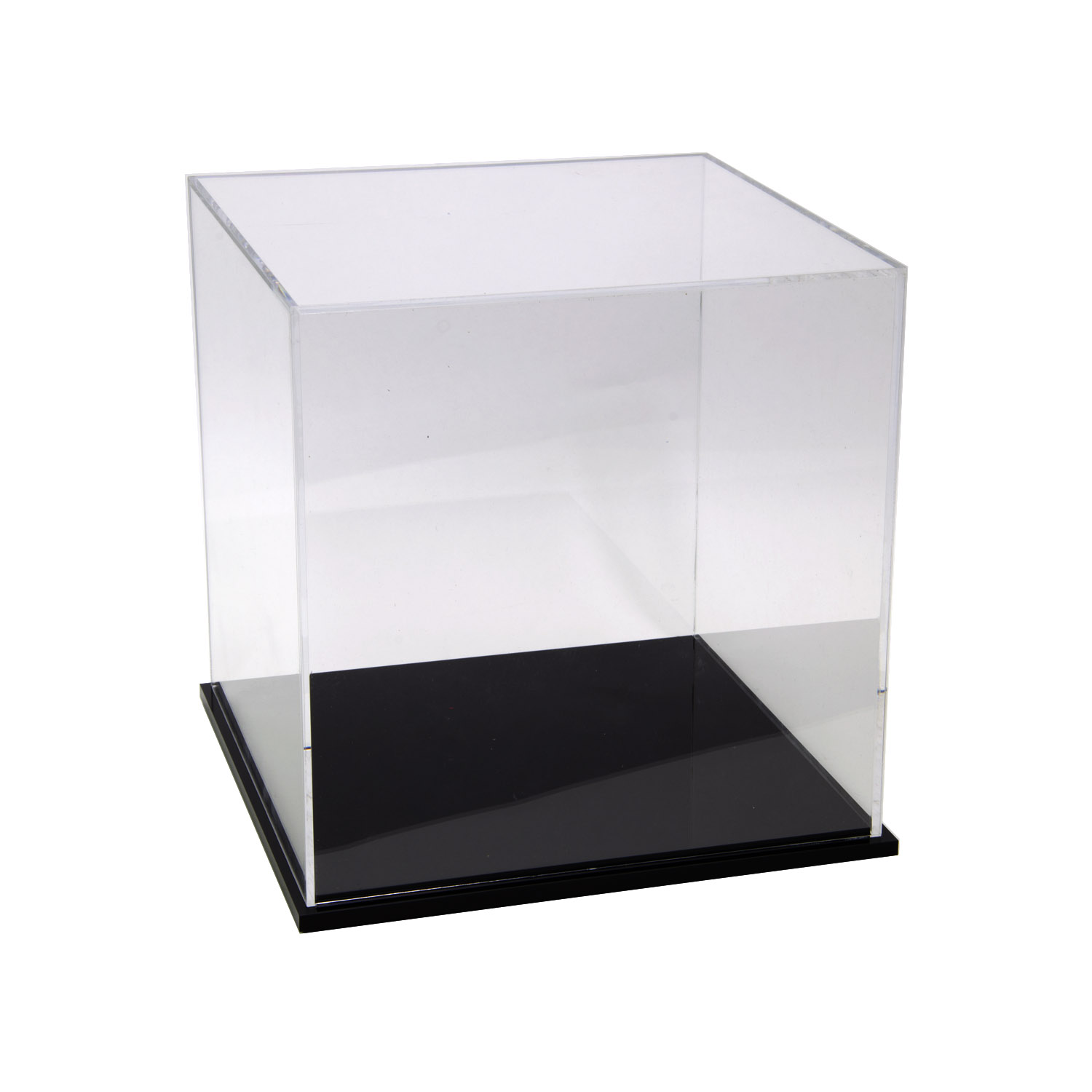 5 Sided Cube 14" x 14" x 14" Display Stand Pedestal Box Cover Riser in White 