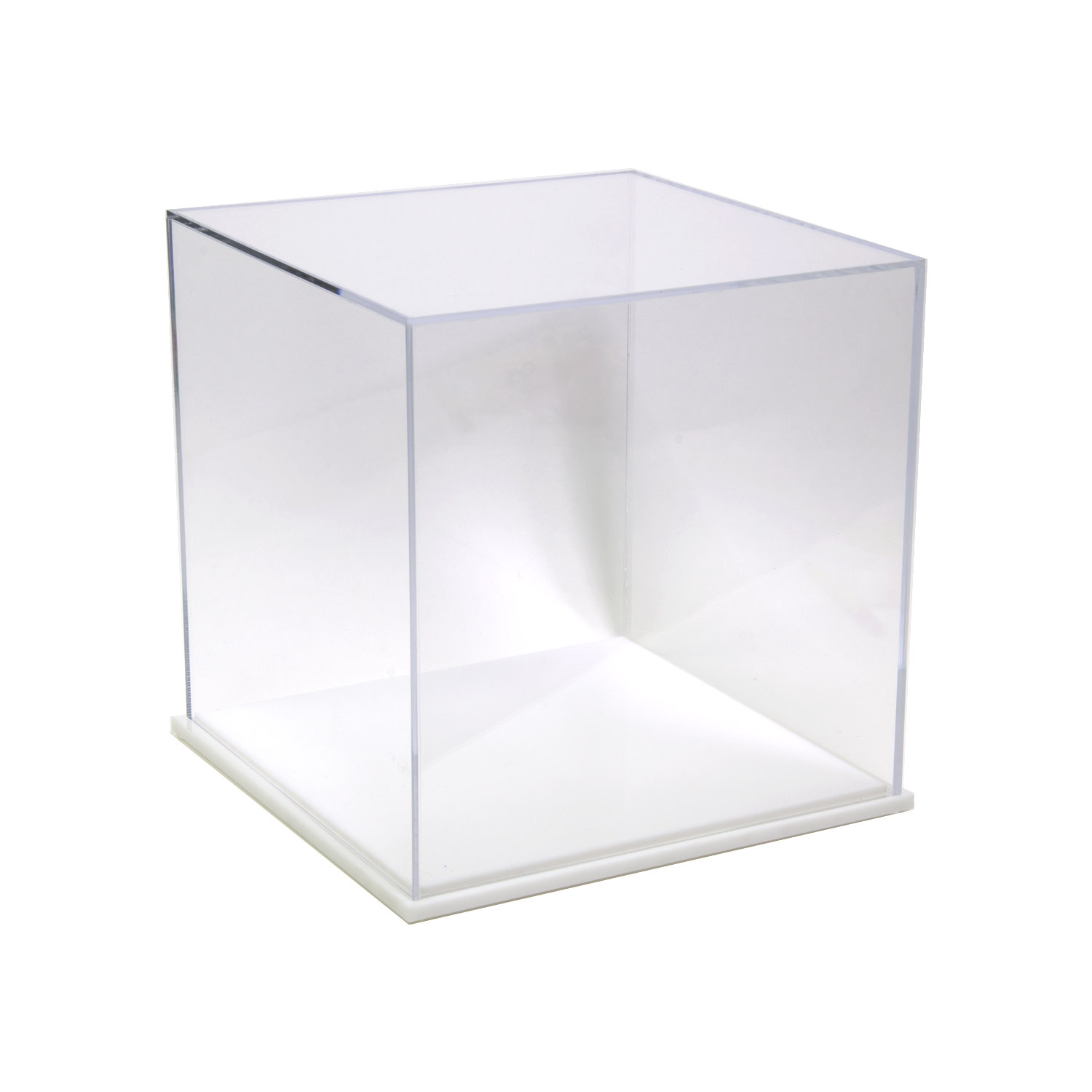 Medium Rectangle Box with Mirror 15.25"x12"x9" A025-DS Table Top Display Case 