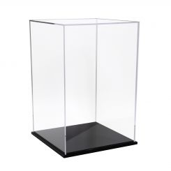 Acrylic Display Box 18"H x 12"W x 12"L with Black Base