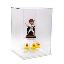 Acrylic Display Box 18"H x 12"W x 12"L with White Base