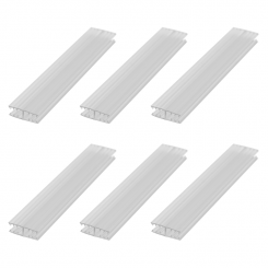 180 Degree H Connectors - Pack Of 6