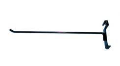 Black 12" Gridwall Hook