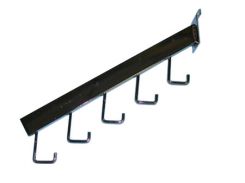 5-Hook Chrome Slatwall Waterfall Faceout