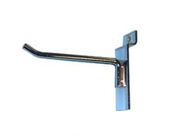 Chrome Slatwall 4" Hook