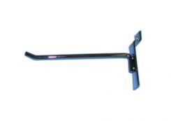 Chrome Slatwall 6" Hook