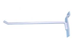 White Slatwall 8" Hook