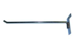 Chrome Slatwall 10" Hook