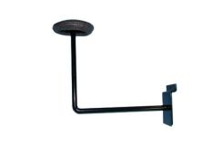 Black Slatwall Hat Rack