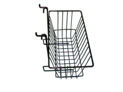 Black Gridwall Basket 12" x 6" x 6"
