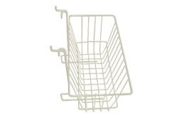 White Gridwall Basket 12" x 6" x 6"