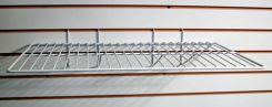 White Slatwall Shelf