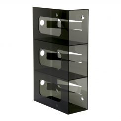 Smoke Acrylic Three Box Glove Dispenser